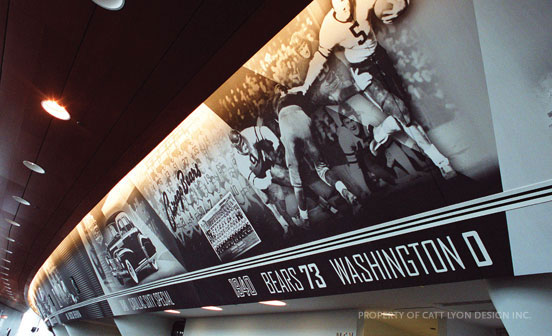 Catt Lyon Design + Wayfinding - Bears Cadillac Club at Soldier Field