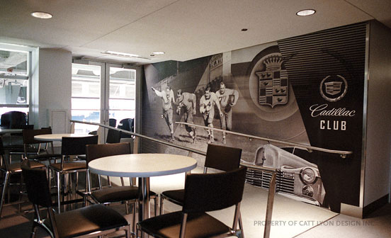 Catt Lyon Design + Wayfinding - Bears Cadillac Club at Soldier Field